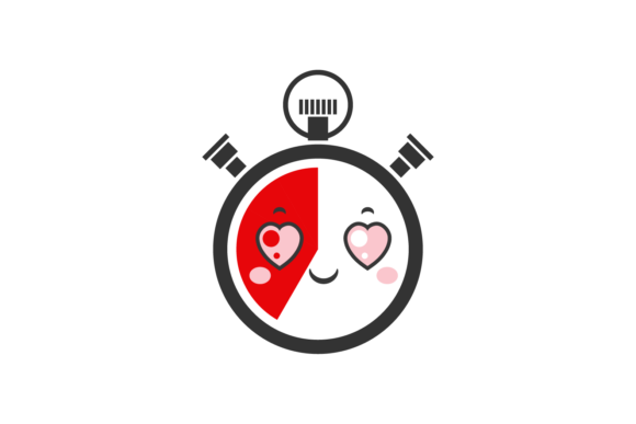 Charming School Clock Live Kawaii Svg