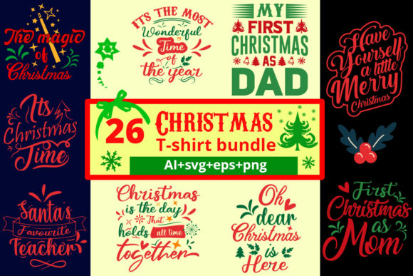 Christmas T-Shirt Design Bundle: A Festive Embroidery Review