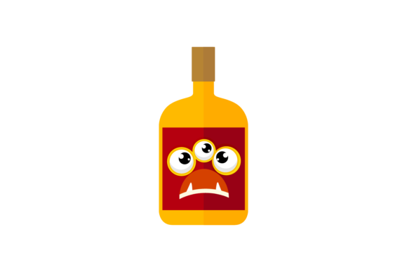 Halloween Monster School Bottle Drink