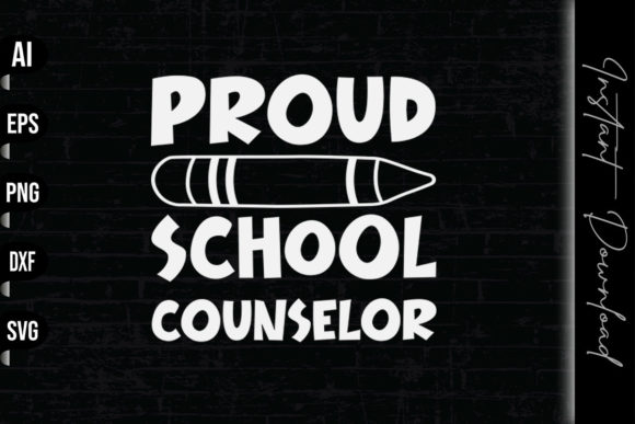 Proud School Counselor: A Versatile Embroidery Design
