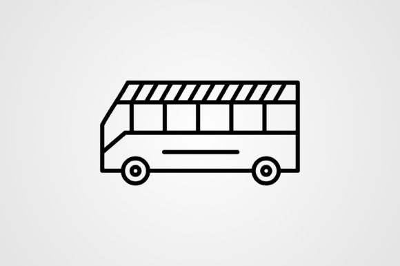 Review: School Bus Line Icon for Embroidery