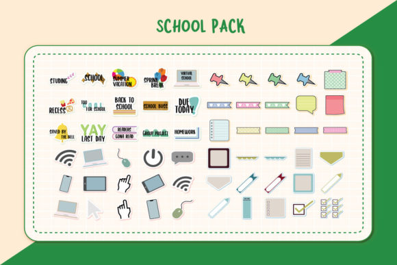 School Clipart Vector Pack: A Designer's Take
