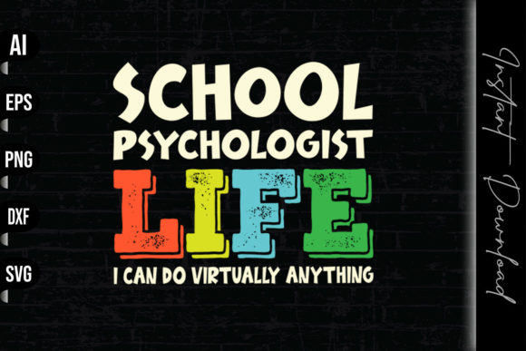 School Psychologist Life: A Versatile Embroidery Design